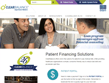 Tablet Screenshot of clearbalance.org